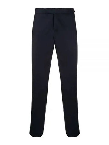 low rise super 120 thread count wool pants MTC159A 00626 415 - THOM BROWNE - BALAAN 1