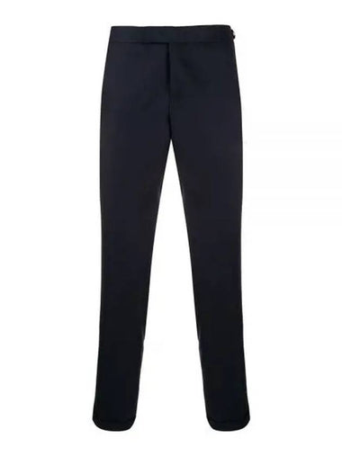 low rise super 120 thread count wool pants MTC159A 00626 415 - THOM BROWNE - BALAAN 1