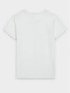 Logo Print Cotton Short Sleeve T-shirt White - CELINE - BALAAN 3