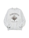 Toronto Landmark Sweatshirt White Melange - EXPRESSHOLIDAY - BALAAN 1