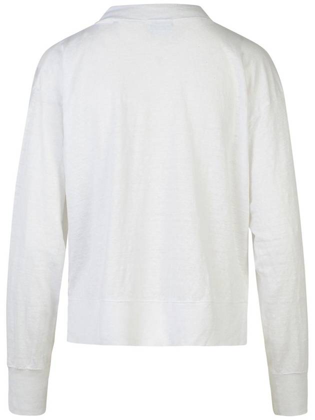 Kilsen Logo Print Sweatshirt White - ISABEL MARANT ETOILE - BALAAN 4