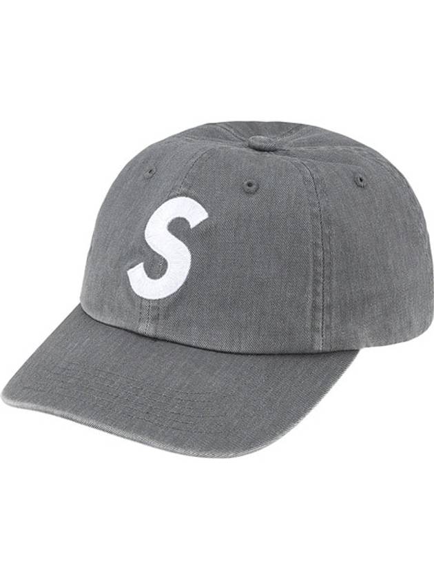 Pigment Print S Logo 6Panel Cap Gray Pigment Print S Logo 6Panel Gray - SUPREME - BALAAN 1