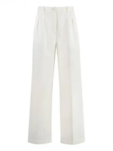 White cotton straight pants 271428 - A.P.C. - BALAAN 1