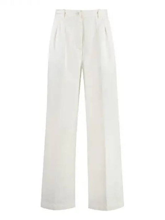 White cotton straight pants 270364 - A.P.C. - BALAAN 1
