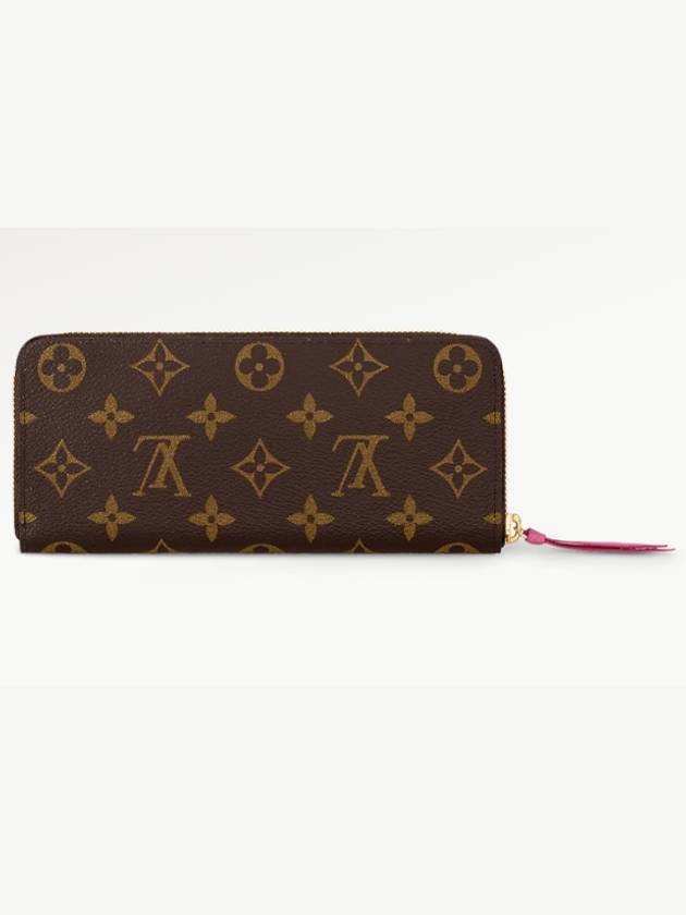 Clemence Wallet Monogram Fuchsia - LOUIS VUITTON - BALAAN 8