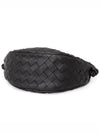 Intrecciato Half Moon Shoulder Bag Black 729377V3UH28425 - BOTTEGA VENETA - BALAAN 5