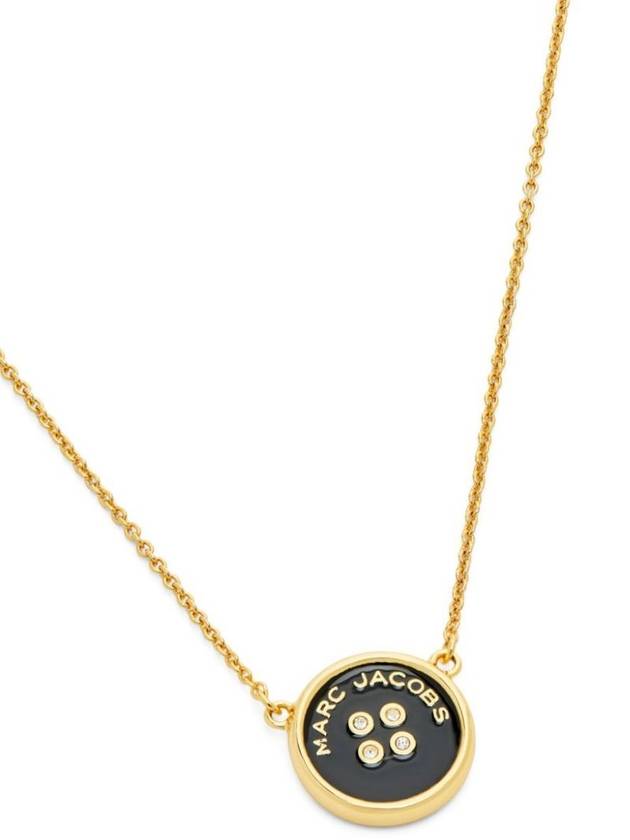 Marc Jacobs "Button Pendant" Necklace - MARC JACOBS - BALAAN 3