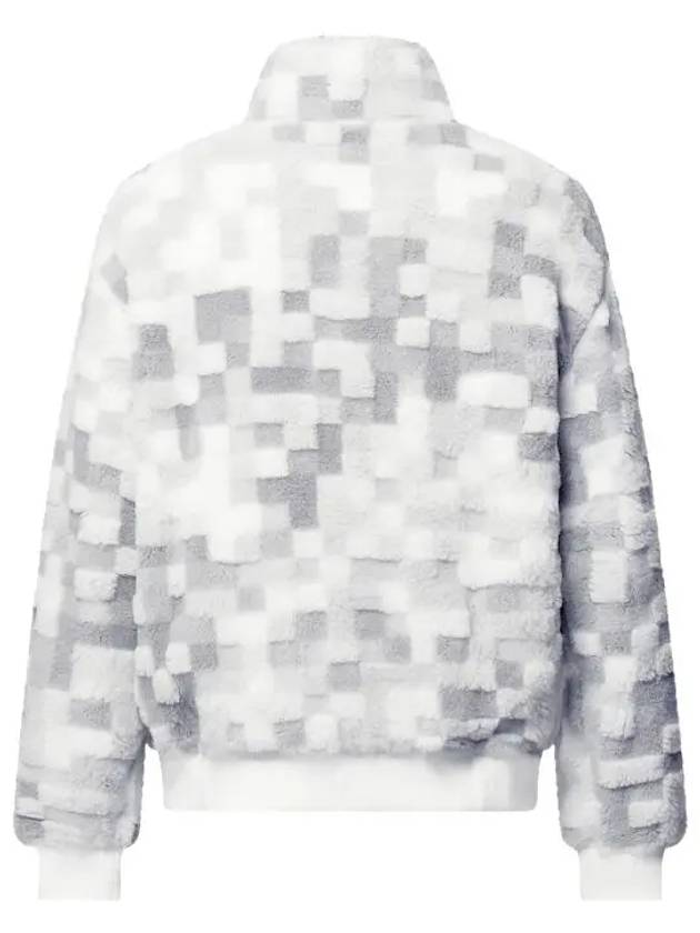 Fleece Blouson Jacket White - LOUIS VUITTON - BALAAN 4