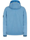 Wappen Patch Skin Touch Nylon Hooded Jacket Blue - STONE ISLAND - BALAAN 3