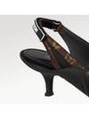 Archlight Logo Monogram Canvas Slingback Heels Black - LOUIS VUITTON - BALAAN 6