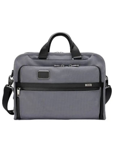 Alpha X Organizer Portfolio Brief Briefcase Meteor Gray - TUMI - BALAAN 1