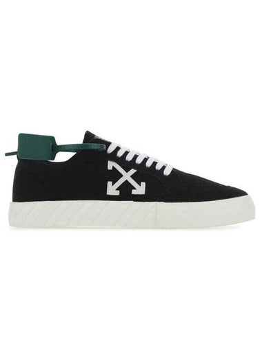 Arrow Low Vulcanized Low-Top Sneakers Black - OFF WHITE - BALAAN 1