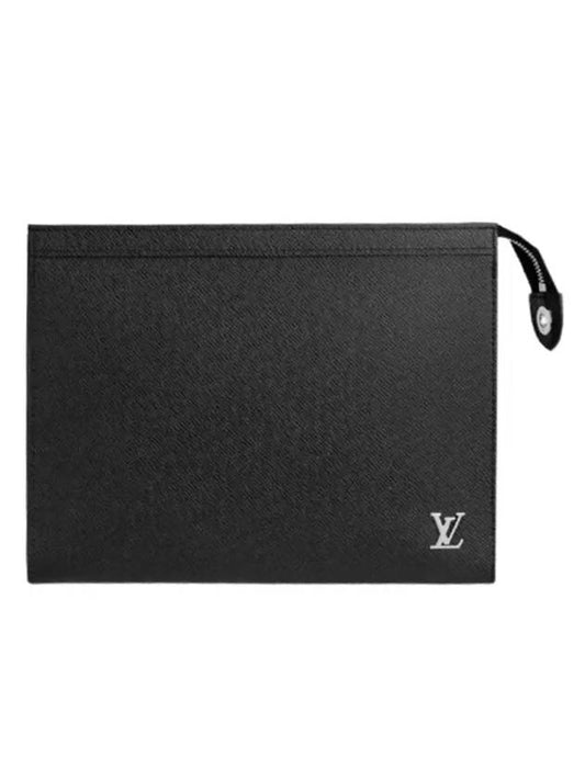 Pochette Voyage Clutch Bag Black - LOUIS VUITTON - BALAAN 1