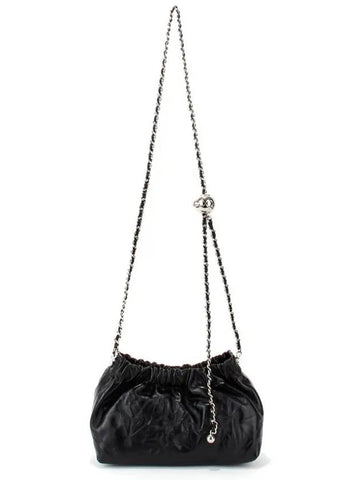 Cowhide ball chain mini bag - EGOEDIT - BALAAN 1