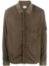 Chrome-R Zip-Up Over Long Sleeve Shirt Green - CP COMPANY - BALAAN 2