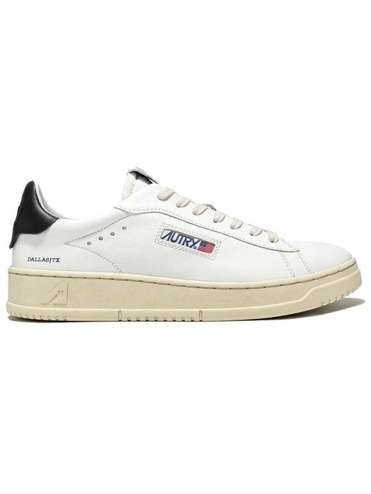 Dallas Vintage Leather Low Top Sneakers White - AUTRY - BALAAN.