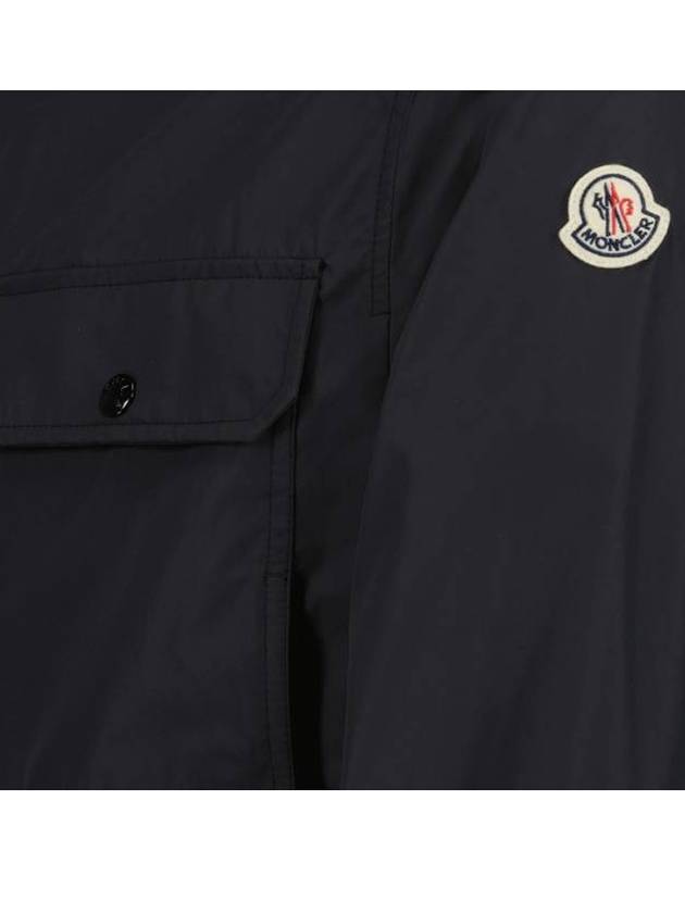 1A00096 54A91 999 Arm Logo Patch Pocket Overshirt Jacket Black Men's Jacket TLS - MONCLER - BALAAN 5