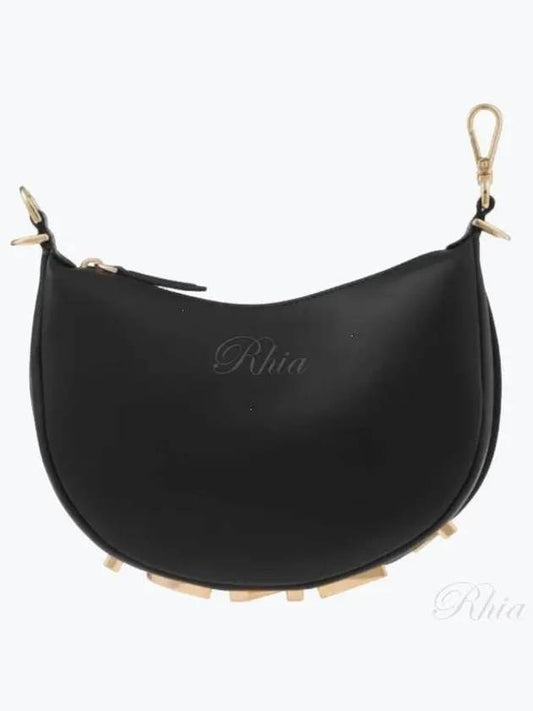 Fendigraphy Leather Small Tote Bag Black - FENDI - BALAAN 2