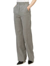 Rachino Pinstripe Wool Wide Pants Medium Gray - MAX MARA - BALAAN 7