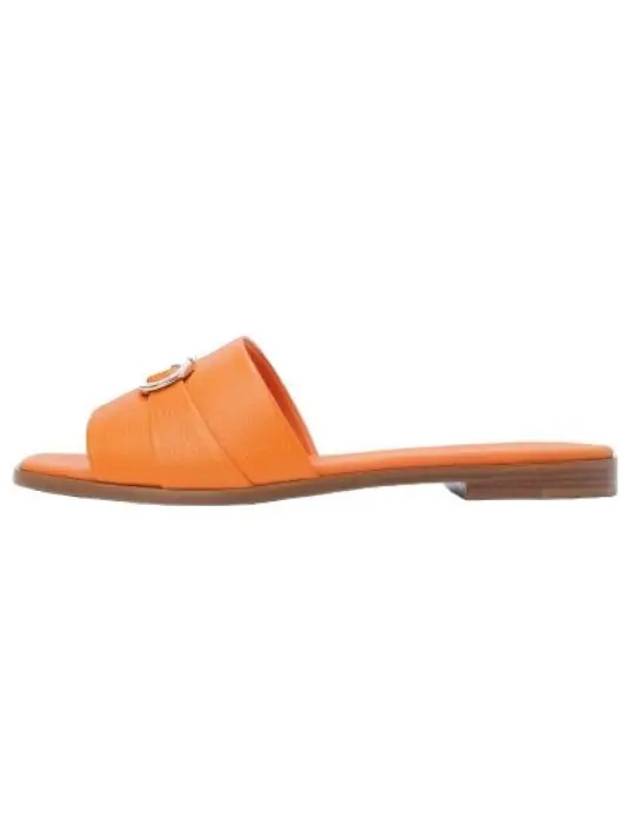 Ferragamo Casual Gancini Slide Orange Slippers - SALVATORE FERRAGAMO - BALAAN 1