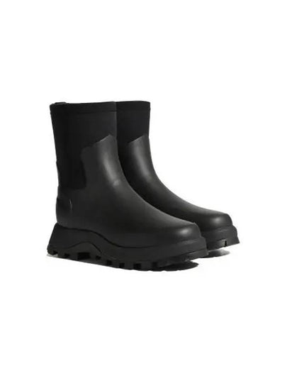 Women City Explorer Short Neoprene Rain Boots Black - HUNTER - BALAAN 2