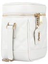 Vanity Quilting Shoulder Bag White - SAINT LAURENT - BALAAN 5