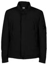 Nycra R Zip Up Jacket Black - CP COMPANY - BALAAN 1