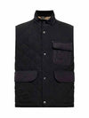 Diamond Quilted Thermoregulated Vest Black - BURBERRY - BALAAN 2