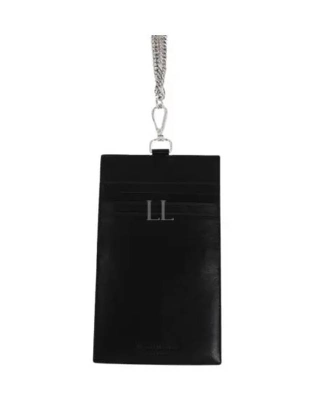 Chain Strap Leather Phone Case Black - ALEXANDER MCQUEEN - BALAAN 2