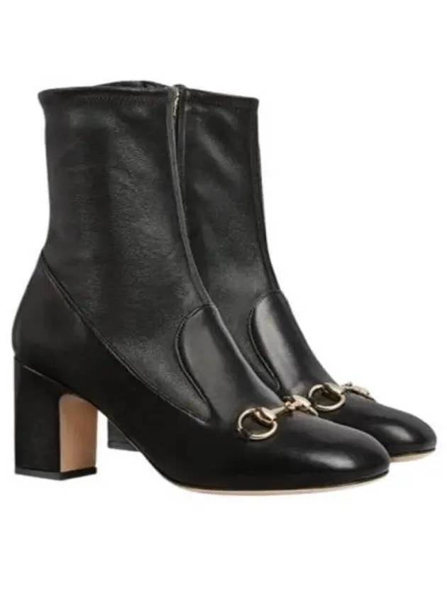 Women's Horsebit Ankle Boots Black - GUCCI - BALAAN 2