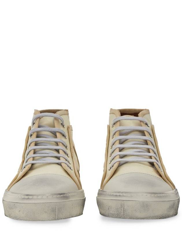 Vintage Mid High Top Sneakers Ivory - DOLCE&GABBANA - BALAAN 4