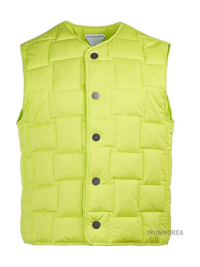 Intrecciato Padding Vest Acid Kiwi - BOTTEGA VENETA - BALAAN 2