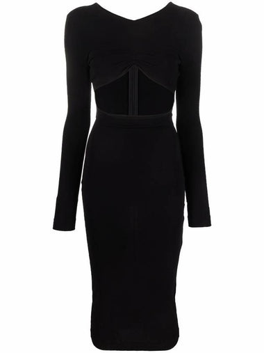 23 ss cutout pencil midi dress S75CV0572S22679900 B0710228532 - DSQUARED2 - BALAAN 1