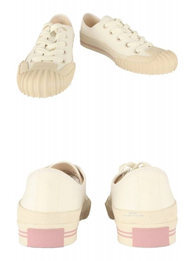 Brady Low Top Sneakers Ivory White - ACNE STUDIOS - BALAAN 5