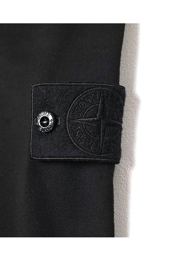 Ghost Pieces Wappen Patch Sweatshirt Black - STONE ISLAND - BALAAN 5