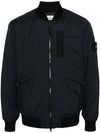 Skin Touch Nylon TC Primaloft Bomber Jacket Black - STONE ISLAND - BALAAN 2