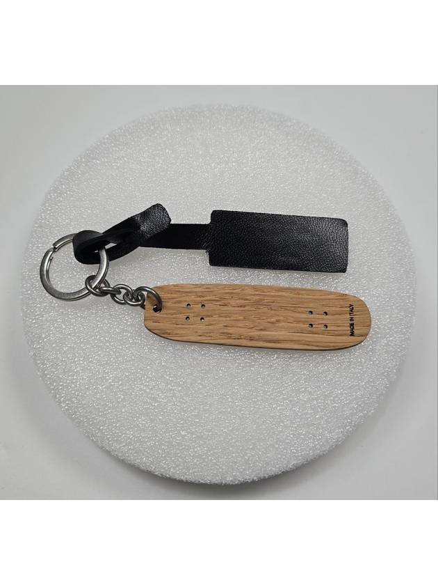 Wood skateboard logo keyring - SAINT LAURENT - BALAAN 3