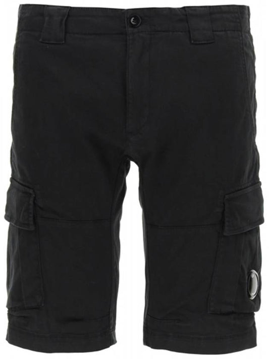 Lens Wappen Cargo Shorts Black - CP COMPANY - BALAAN 2