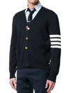 Milano Stitch 4 Bar Cardigan Navy - THOM BROWNE - BALAAN 3