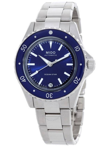 Mido Ocean Star Automatic Blue Dial Ladies Watch M0262071104100 - MIDO - BALAAN 1