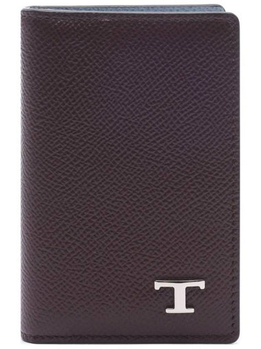 Men s T Logo Two tone Card Wallet XAMTSYFA200 RTV 9O72 24F - TOD'S - BALAAN 1