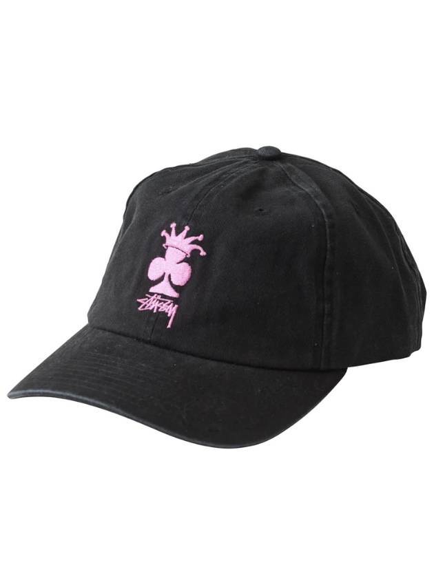 Club Crown Low Pro Ball Cap Black - STUSSY - BALAAN 1