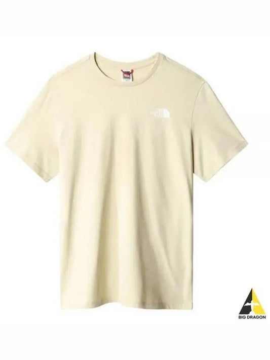 Men's Classic Cotton Short Sleeve T-Shirt Beige - THE NORTH FACE - BALAAN 2