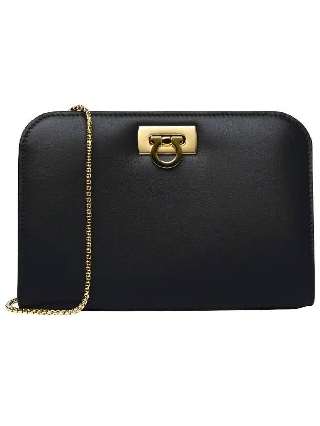 Diana Small Clutch Bag Black - SALVATORE FERRAGAMO - BALAAN 2