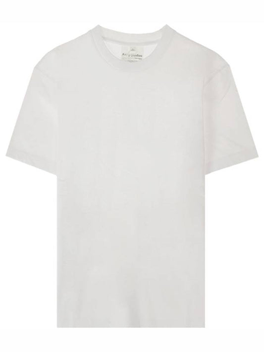 Crew Neck Slim Fit Short Sleeve T-Shirt White - ACNE STUDIOS - BALAAN 2