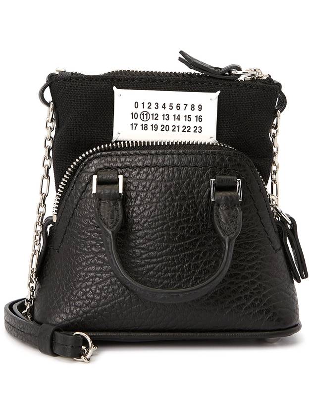 5AC Classic Baby Shoulder Bag Pale Black - MAISON MARGIELA - BALAAN 3