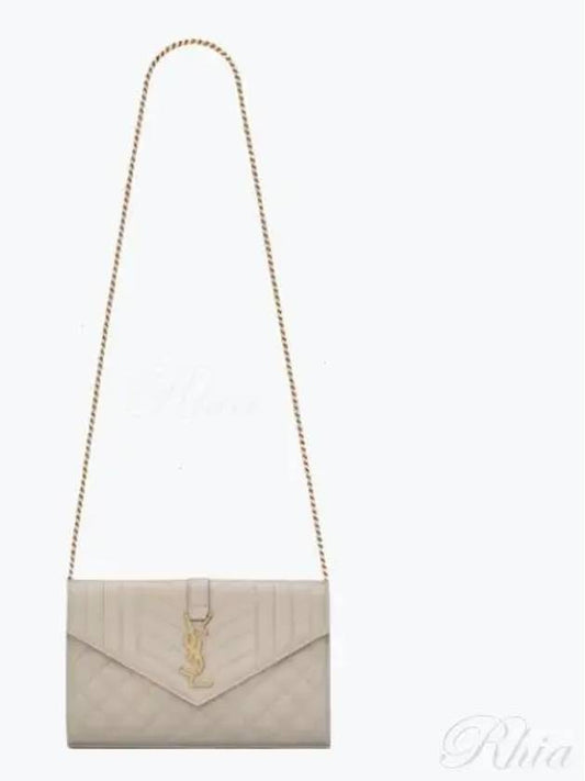 Cassandre Monogram Chain Cross Bag Beige - SAINT LAURENT - BALAAN 2