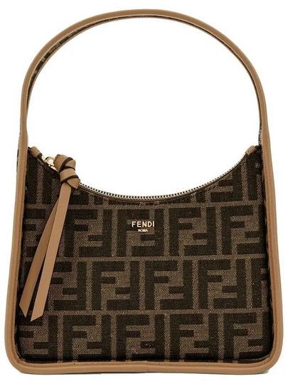 Pendesense FF Fabric Mini Shoulder Bag Brown - FENDI - BALAAN 2