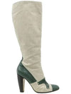 Smith Market Used Luxury Linen Boots Women s Shoes - MARNI - BALAAN 3