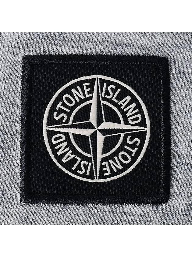 Logo Patch Short Sleeve T-Shirt Grey - STONE ISLAND - BALAAN 5